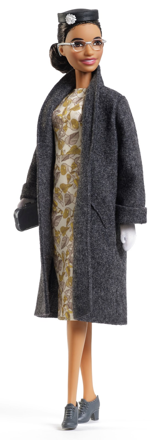 Illustration for article titled On Women’s Equality Day, Mattel Honors the ‘Mother of the Modern Civil Rights Movement’ With the Rosa Parks Barbie